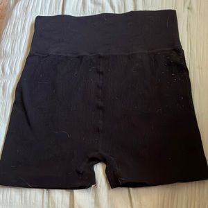 Black biker shorts